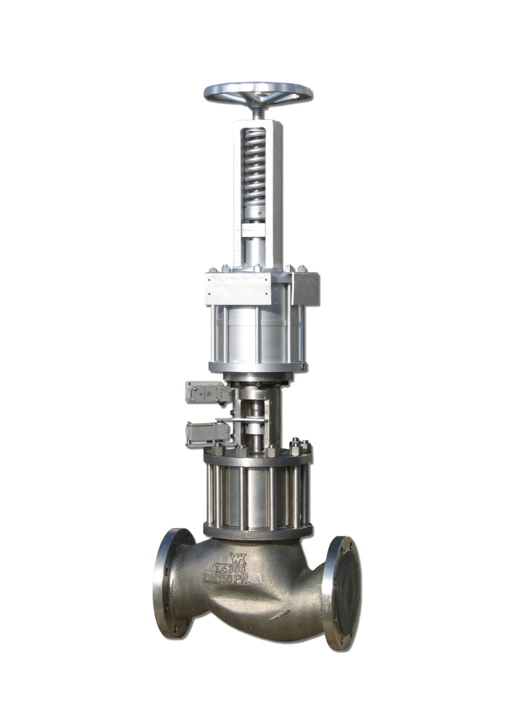 Bellows valve with actuator